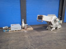 Herbold #LP450/600-F9-2, Plastic Granulator, 54 KW, 1750 RPM, 230/460 V., 3PH, 2002