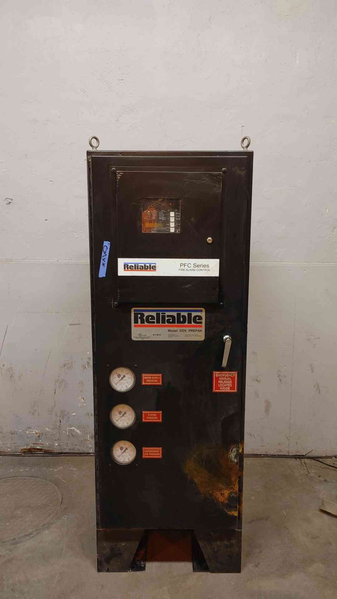 Reliable, DDX Prepak, Fire Alarm Control Pre-Action System, 120/220 VAC (2 available)