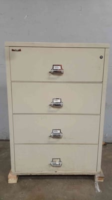 FireKing, 4 Tier Fire Proof Filing Cabinet