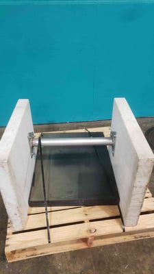 White Marble Base w/ Black Marble Top Balance Table (Surface Plate)