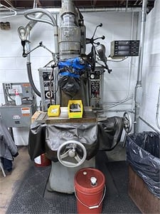 Moore #2, jig grinder, 10" x 19" table, 16.5" X, 10.5" Y, 3.625" Z, 10" spindle center to column ways