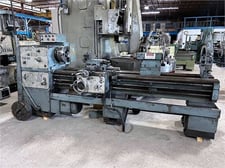 25" x 80" Toolmex, engine lathe, 15" swing over cross slide, 2.75" bore, 15-1400 RPM, 20 HP, 230/460 V., 3 &