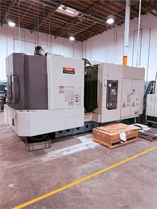 Mazak #FH-5800, CNC horizontal machining center, 40 automatic tool changer, 27.9" X, 24" Y, 25.9" Z, 12000