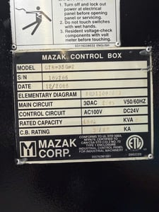 Mazak #Nexus-QTN-350II/1500, CNC lathe, 26.8" swing, 63.8" centers, 16.5" diameter, 12" chuck, 4" bar, 40 HP