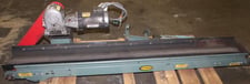 8" wide x 7.7' long, Hytrol, belt conveyor, 1/2 HP Baldor, 115/208 V., 1-Ph., 96" x 15" x 26" H overall