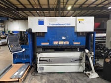73 Ton, Trumpf #TrumaBend-C66, CNC press brake, 6.7'OA, 69" between housing, 7.87" stroke, 14" open, 10 HP