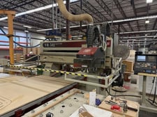 Komo #VR-512-Mach-II, CNC router, 5' x12'tbl., 12 ATC, 24k RPM, HSK-63F, 20 HP, 159" X, 84" Y, 11" Z, 2005