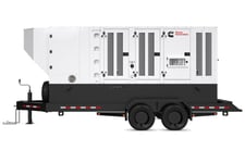 500 KW Cummins #C500D6RE, Mobile Diesel Generator Set, voltage selector, 23-hour runtime tank, 50 amp load