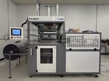 Formtech #TF686, Thermoforming Machine, (9) rolls of MedPet 90 medical grade PET material, Formtech roller