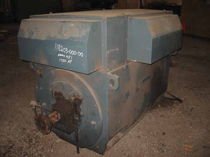 1750 HP 3578 RPM Teco, Frame 4512, weather protected enclosure type 1, 2300 Volts