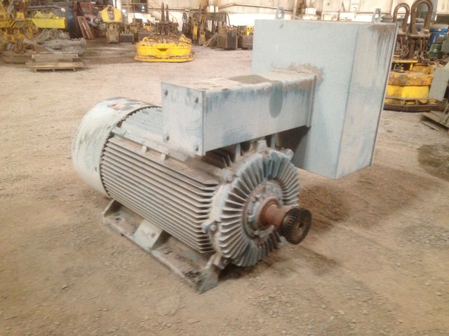 600 HP 1190 RPM ABB, Frame HXR400LE6, TEFC, 4160 Volts (2 available)