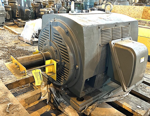 400 HP 1180 RPM Teco Westinghouse #P4006, Frame 5808B, DP, 2300/4160 Volts, NEW