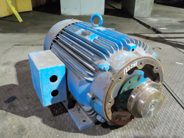 125 HP 1785 RPM Toshiba #4F4125L3FA, Frame 445TSC, TEFC, 460 Volts
