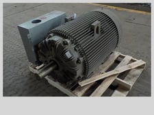 250 HP 1190 RPM General Electric #5KS449SAA301D1, Frame 449T, TEFC, 460 Volts