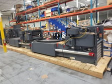 KTI #ZG2250-07, Automatic Butt Splicers, tandem pair, 22" web width, 50" diameter roll, 700 FPM, 3" core, 2023
