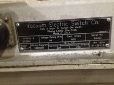 600 Amp, Joslyn #3072X0010-G061, 46,000 Volts, 1 Phase, Vacuum Switch (2 available)