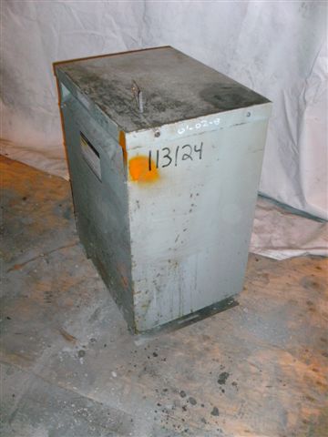 30 KVA 480 Primary, 120 Secondary, General Electric, Dry Type Transformer