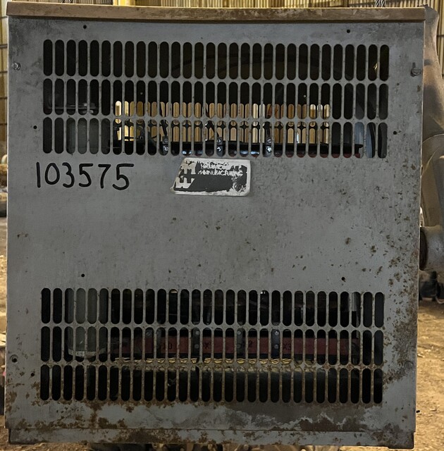 27 KVA 460 Primary, 460Y/266 Secondary, Hammond, Isolation Transformer, 3 Phase (2 available)