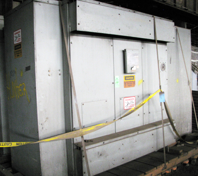 1830/2440 KVA 12,470 Primary, 665Y Secondary, General Electric, Rectifier Transformer, 3 Phase