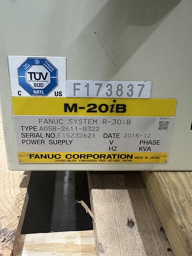 Fanuc, M-20iB/25, 6-Axis Articulated Robot, 25 Kg Payload, 1853 mm Reach, R-30iB Controller, 2015