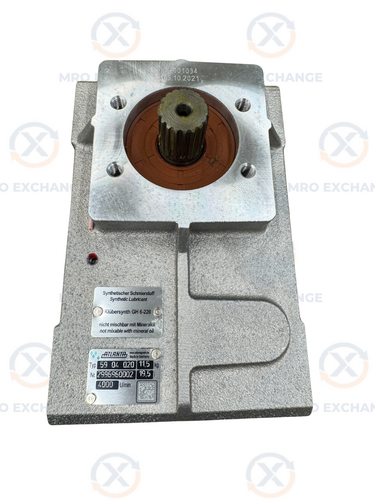 Atlanta Antriebssysteme #59-04-020, E-Series Servo Worm Gearbox, 19.5:1 Ratio, 4000 RPM Max Input