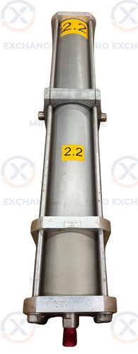 Tandem Hydraulic Cylinder #HN24.100, (2) Barrels in Series, Tie Rod Construction, Surplus Untested