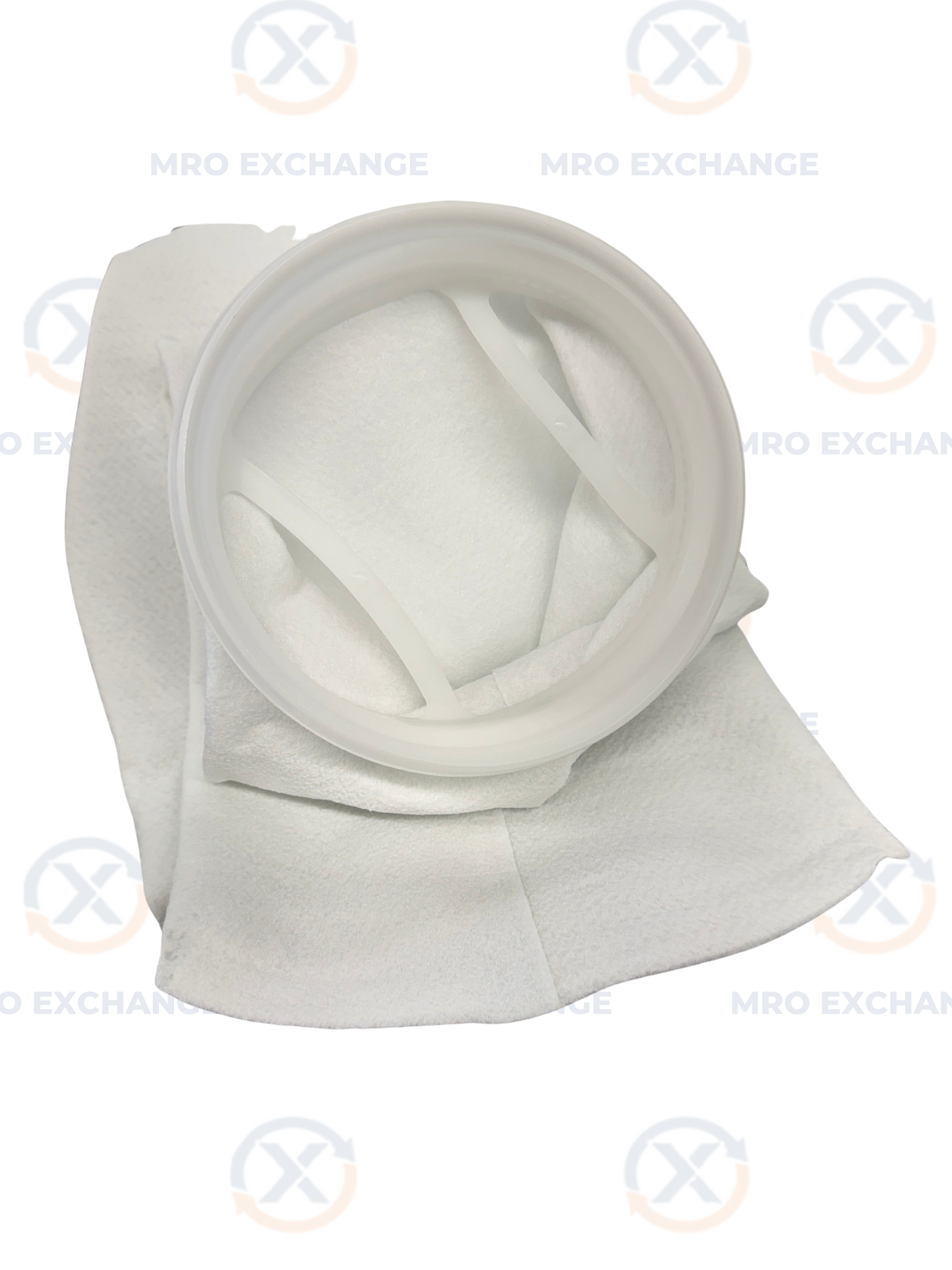 7-1/16" diameter x 32" PRM Filtration #BFPE25P2SX, #2 Liquid Filter Bags, 25 Micron, Polyester Felt, Case of