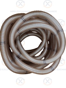 1-1/2" ID NORRES #350-0038-0000, AIRDUC PUR 350 FOOD-AS Polyurethane Suction Hose, 50', Antistatic