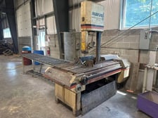 18" x 22" Marvel #Series-8-Mark-II, tilting head vertical band saw, 174" x 1" blade, 2 HP, 450 FPM