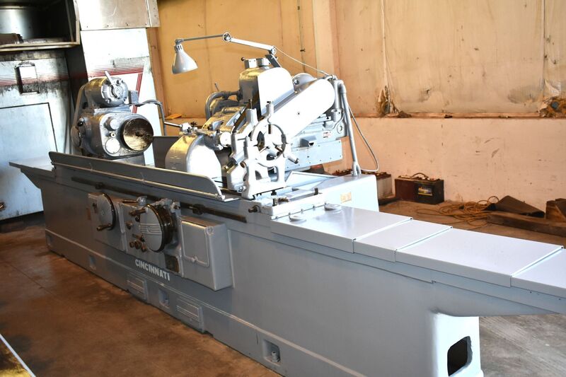 18" x 72" Cincinnati #ER, universal hydraulic cylindrical grinder, 3/4 HP workhead, extra grinding wheels