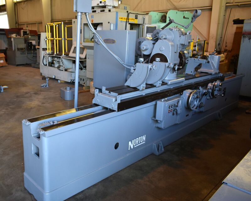 18" x 72" Norton #U4, universal hydraulic cylindrical grinder, internal grinding spindle attachment