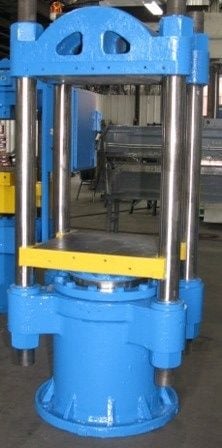 300 Ton, Up-act., 4-post, 24" x24", 16" diameter ram w/16" stroke, 32" daylight, 34.5" work hght, #2508