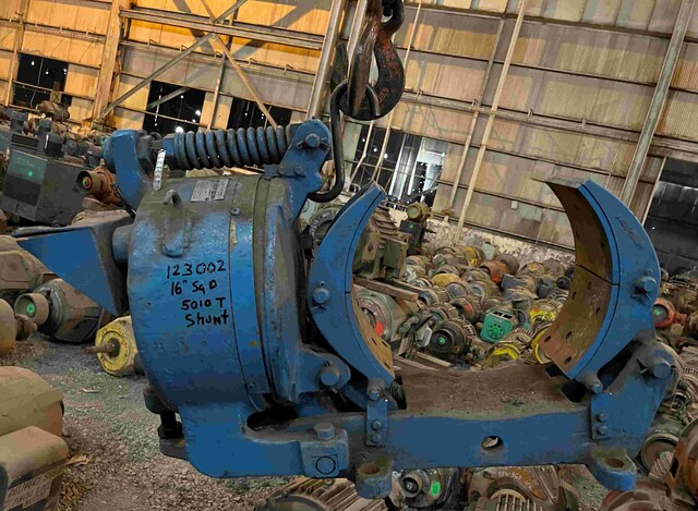 16" Square D #5010T, DC brake, Shunt Wound, coil #W16200A, 250 VDC