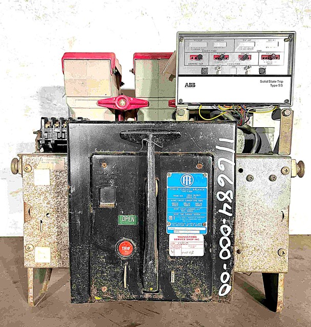 1600 Amps, ITE #K-1600, air circuit breaker, 600 Volts (2 available)