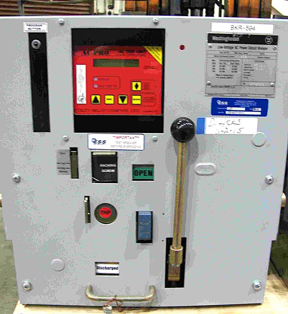 1600 Amps, Westinghouse #DS416, air circuit breaker, AC Pro trip, Rebuilt