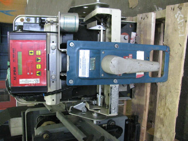 600 Amps, General Electric #AK-2A-25-1, air circuit breaker, AC Pro trip, Rebuilt