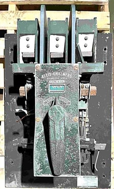 400 Amps, Allis-Chalmers #G25, air circuit breaker, 600 Volts