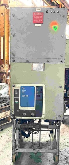 1200 Amps, Westinghouse #50-VCP-WR-250, air circuit breaker, 4,160 Volts (2 available)