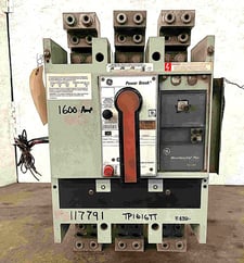 1600 Amps, General Electric #TP1616TT, molded insulated case circuit breaker (4 available)