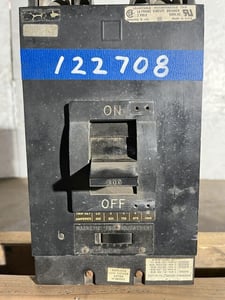 400 Amps, Square D #LA626400-22M, molded insulated case circuit breaker, 250 Volts