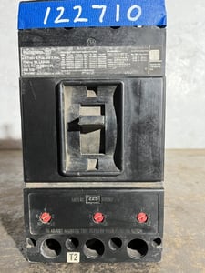 225 Amps, Westinghouse #LB3400F, molded insulated case circuit breaker, 600 Volts