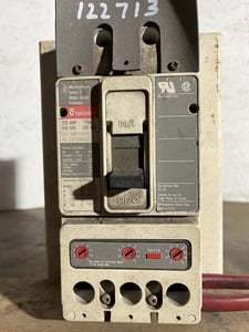 250 Amps, Westinghouse #HMCP250F5C, molded insulated case circuit breaker, 600 Volts