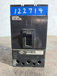 200 Amps, Square D #KL, molded insulated case circuit breaker, 600 Volts