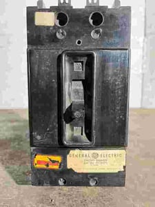 15 Amps, General Electric #TF136015, molded insulated case circuit breaker, 600 Volts