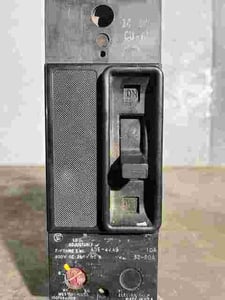 10 Amps, Westinghouse #PG-88647, molded insulated case circuit breaker, 600 Volts