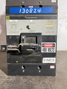 1000 Amps, Square D #MHP36000MMT, molded insulated case circuit breaker, 250 Volts