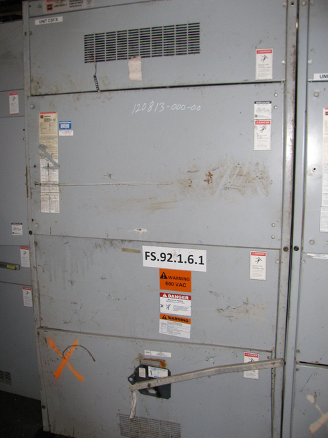 5000 Amp. Pringle #QA5034B, bolted pressure, 600 Volts, with busses in enclosure