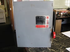 30 Amp. Westinghouse #HFN421, non-fused AC safety switch, 4-pole, 240 Volts, Unused (2 available)