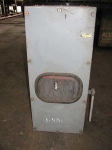 1200 Amp. Square D, non-fused DC safety switch, 2-pole, 230 Volts