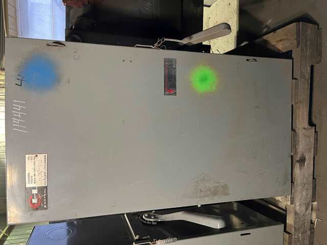 400 Amp. Cutler-Hammer #4105H305H, fused AC safety switch, 3-pole, 240 Volts AC, 250 Volts DC, Like New (2